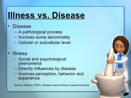 کاربرد و تفاوت disease / illness