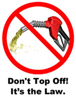 Do not top off !